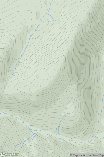 Thumbnail image for Barrow [Lake District C&W] showing contour plot for surrounding peak